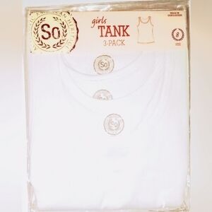 SO White Kids Tank Tops - 3 Pack